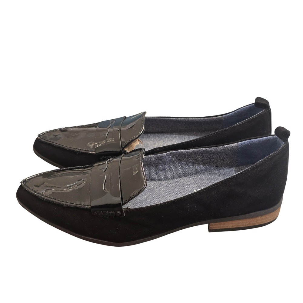 Dr. Scholl's Black Loafers Women's 7.5 Memory Foam Comfort‎ Office Quiet Luxury